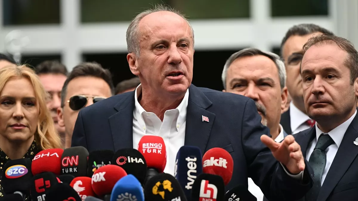 Muharrem İnce: Adaylıktan çekiliyorum