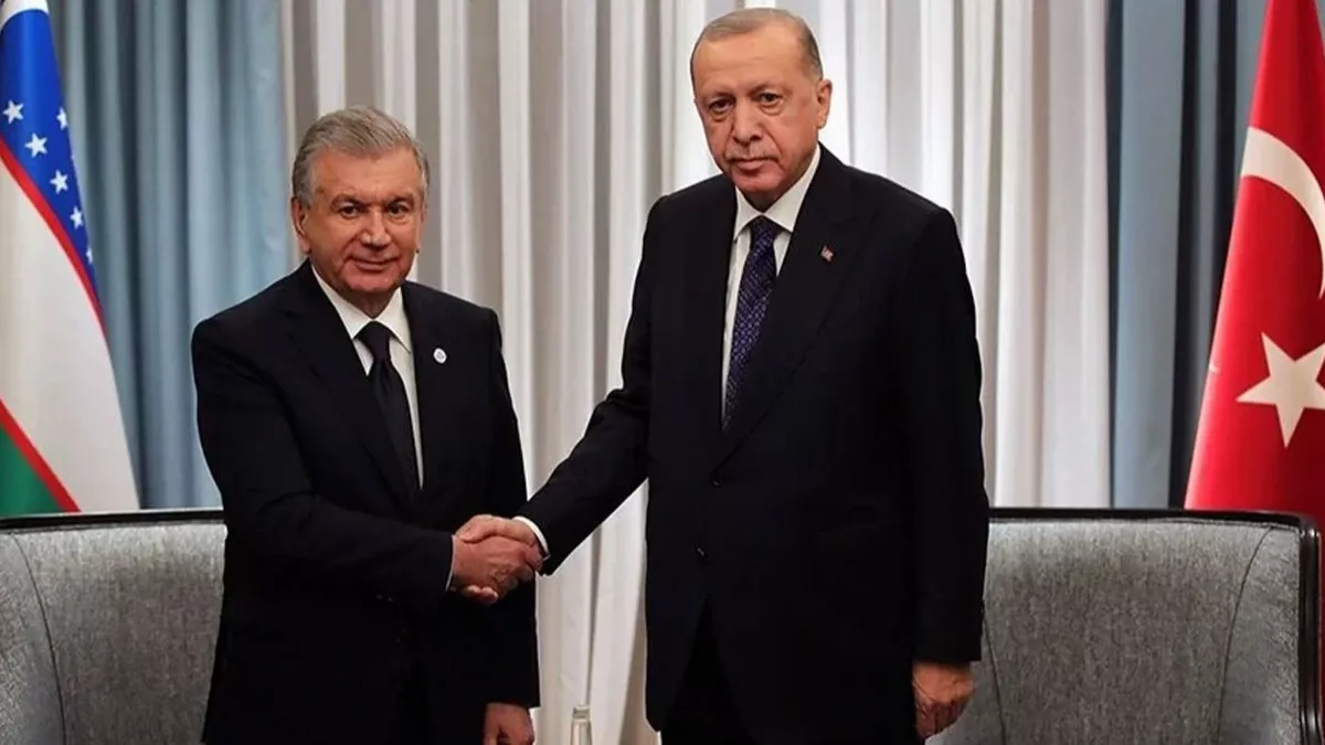 Özbekistan Cumhurbaşkanı'ndan Cumhurbaşkanı Erdoğan'a tebrik telefonu
