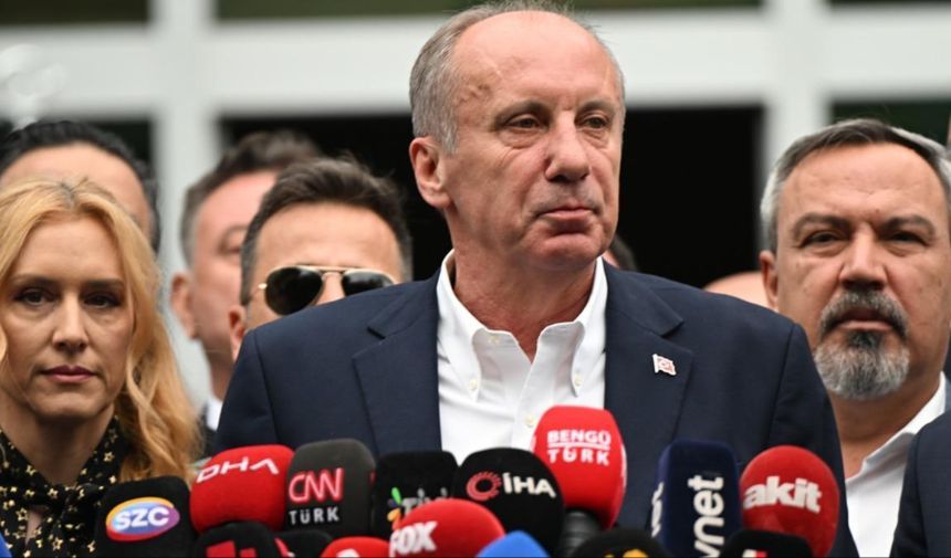 Muharrem İnce'nin adaylıktan çekilmesiyle ilgili açıklama: Bir ayağı da anket firmaları