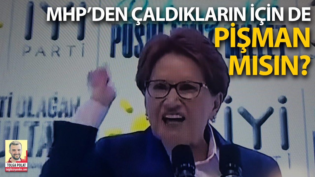 MHP’den çaldıkların için de pişman mısın?