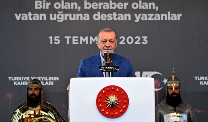 Cumhurbaşkanı Erdoğan: 15 Temmuz'un unutturulmasına izin vermeyeceğiz