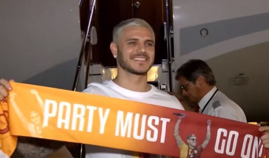 Mauro Icardi İstanbul'a geldi