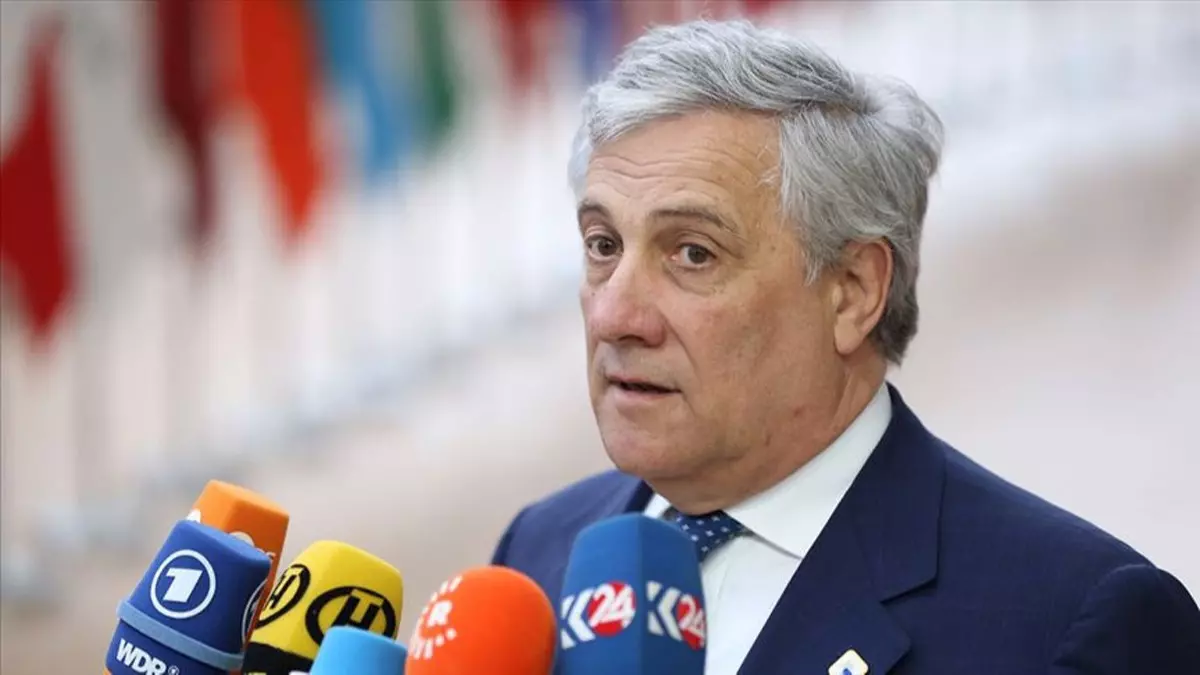 Tajani: Türkiye, önemli sinyaller verdi