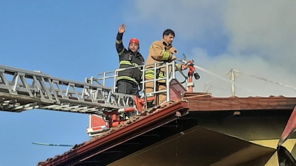 Hatay’da ev yangını söndürüldü