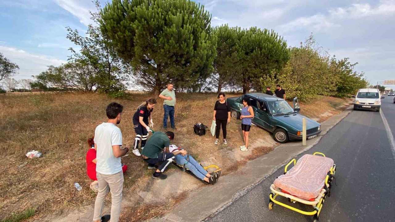 Tekirdağ’da trafik kazası: 4 yaralı