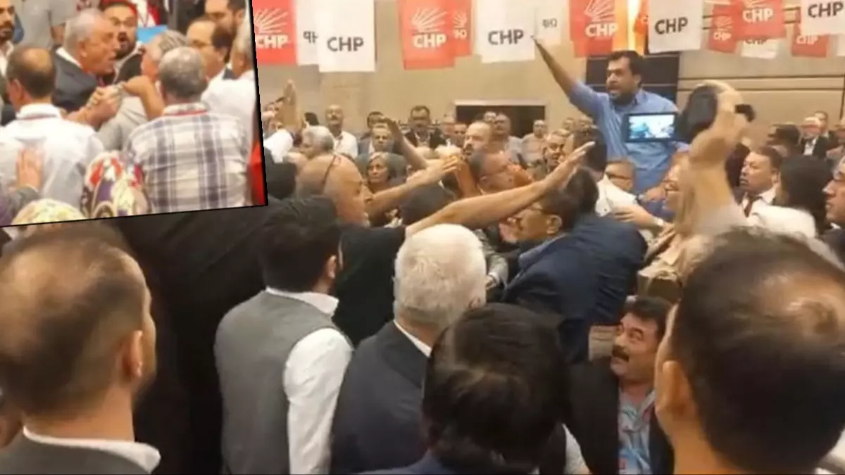 Bir CHP klasiği! Kriz çıktı, yumruklar havada uçuştu