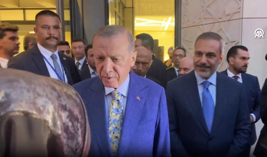 Cumhurbaşkanı Erdoğan'ı görmek için Philadelphia'dan geldiler... 'Size feda olsun'