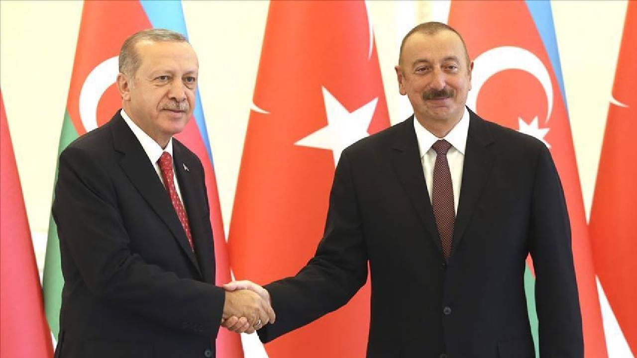 Cumhurbaşkanı Erdoğan Azerbaycan Cumhurbaşkanı Aliyev ile görüştü