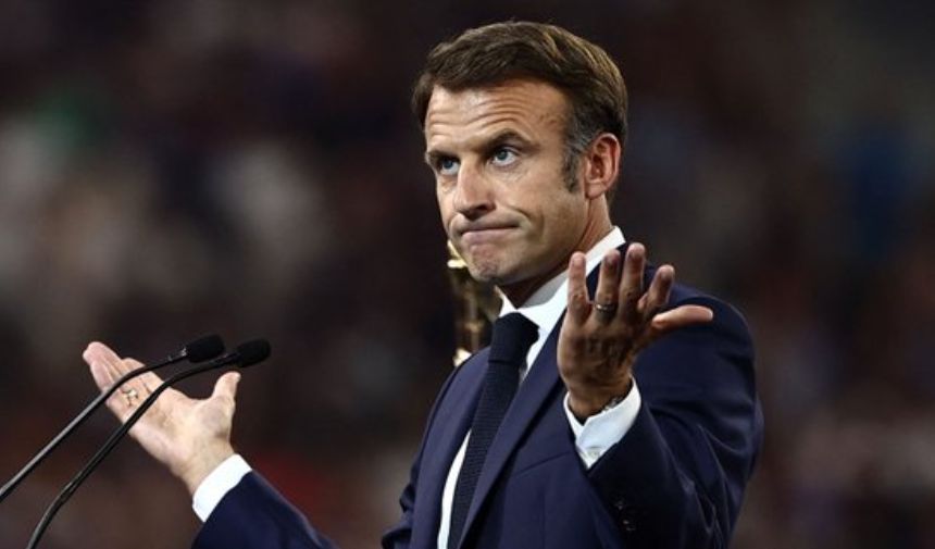 Macron'a Rugby Dünya Kupası açılış töreninde büyük şok! 