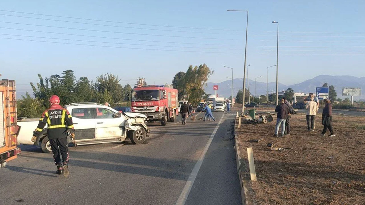 Aydın'da zincirleme kaza: Ölü ve yaralılar var