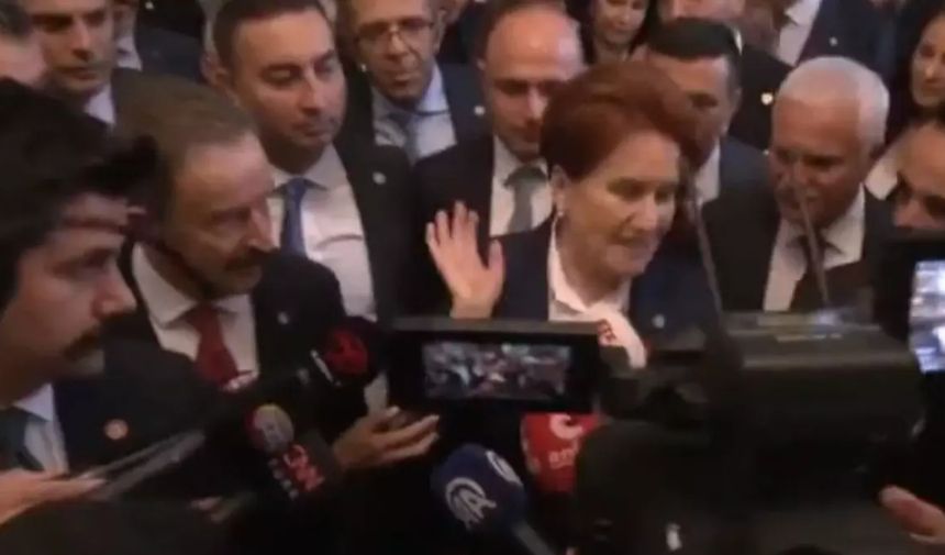 Sinan Aygün sorusuna kızan Akşener'den gazeteciye azar