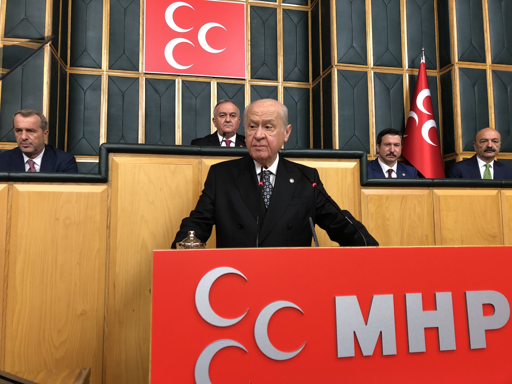 MHP Lideri Devlet Bahçeli: Anayasa Mahkemesi zulmün yanında, milletin ve devletin karşısında bir mihrak olarak sivrilmiştir