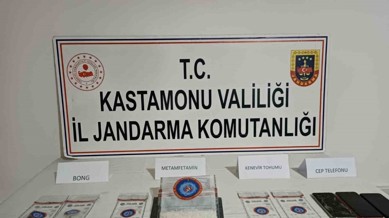 Kastamonu’da uyuşturucu maddeyle yakalanan şahıs tutuklandı