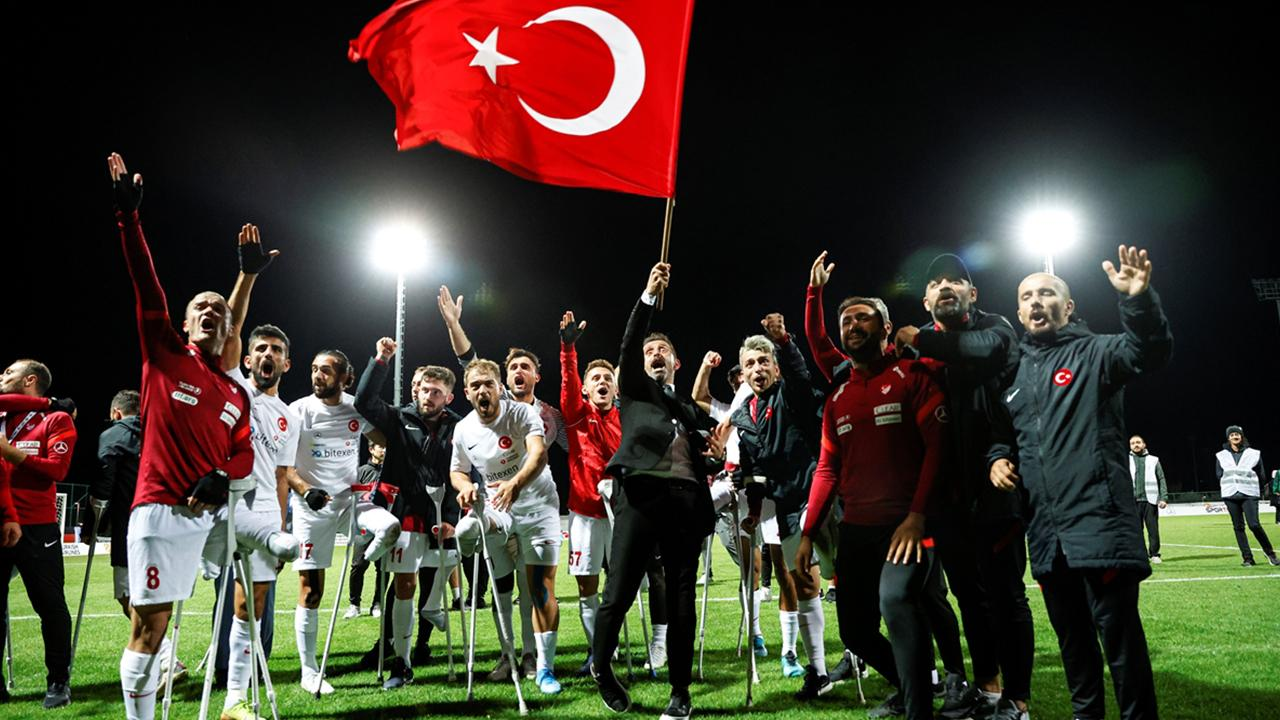Türkiye, ampute futbolda dünyanın 1 numarası