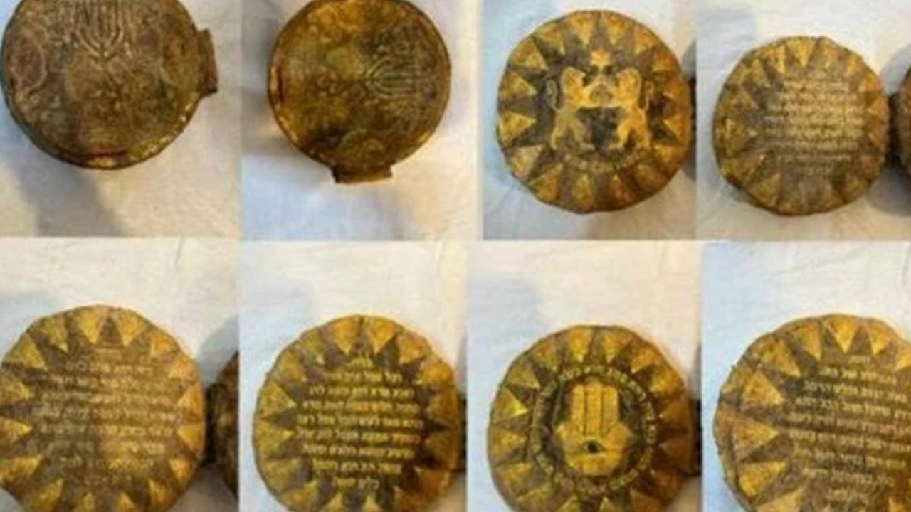 Diyarbakır'da altın yazma İbranice kitap ele geçirildi