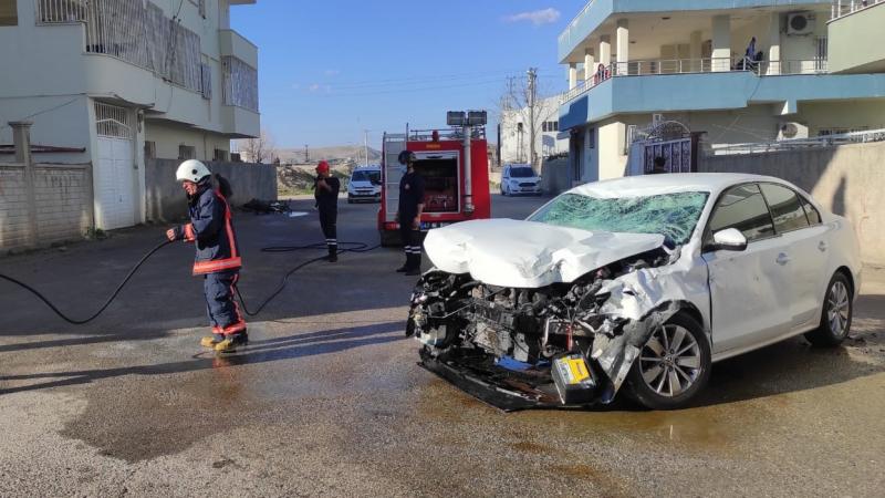 Mardin’de trafik kazası: 2 yaralı