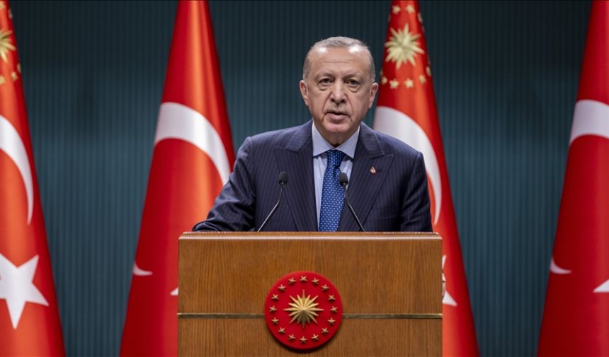 Cumhurbaşkanı Erdoğan'dan asgari ücret mesajı 