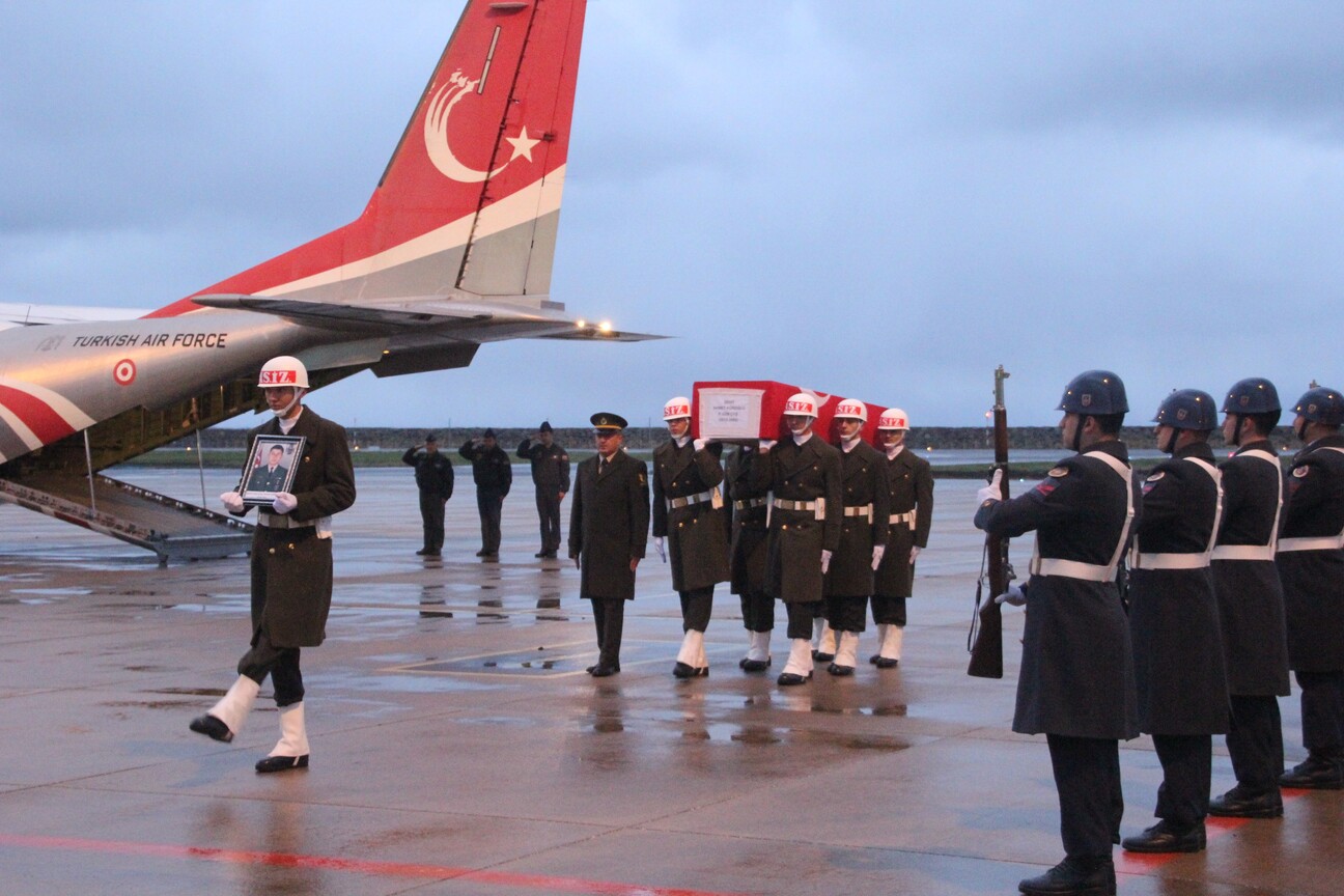 Şehit Köroğlu'nun naaşı memleketine getirildi