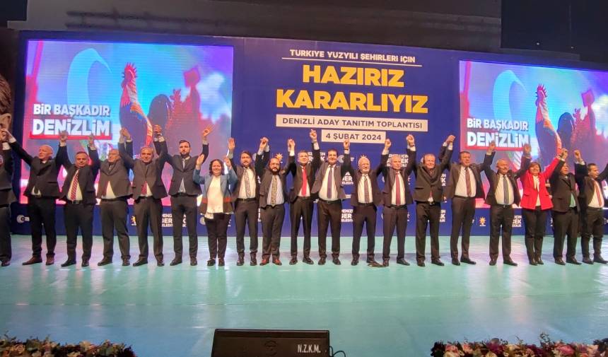 Ak Parti ve MHP'nin Denizli ilçe belediye başkan adayları açıklandı
