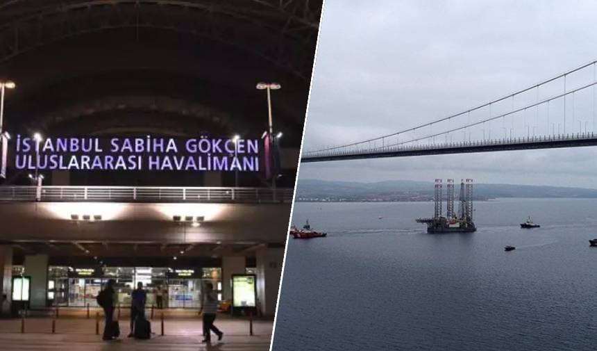 Sabiha Gökçen uçuşları azalttı, Çanakkale Boğazı kapatıldı