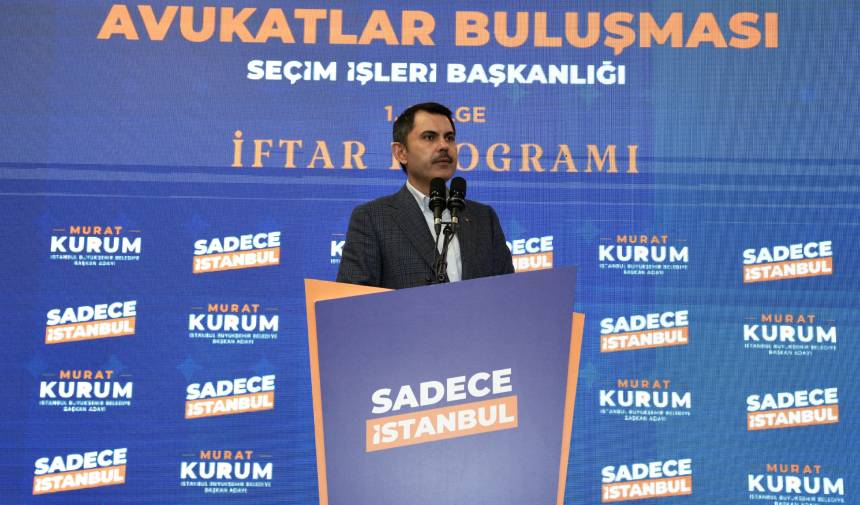 İBB Başkan adayı Murat Kurum: İstanbul böyle giderse çamura batacak