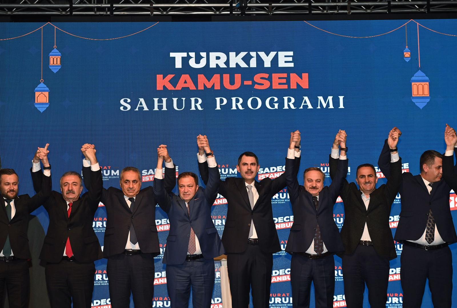 Murat Kurum, Türkiye Kamu-Sen sahur programımıza konuk oldu