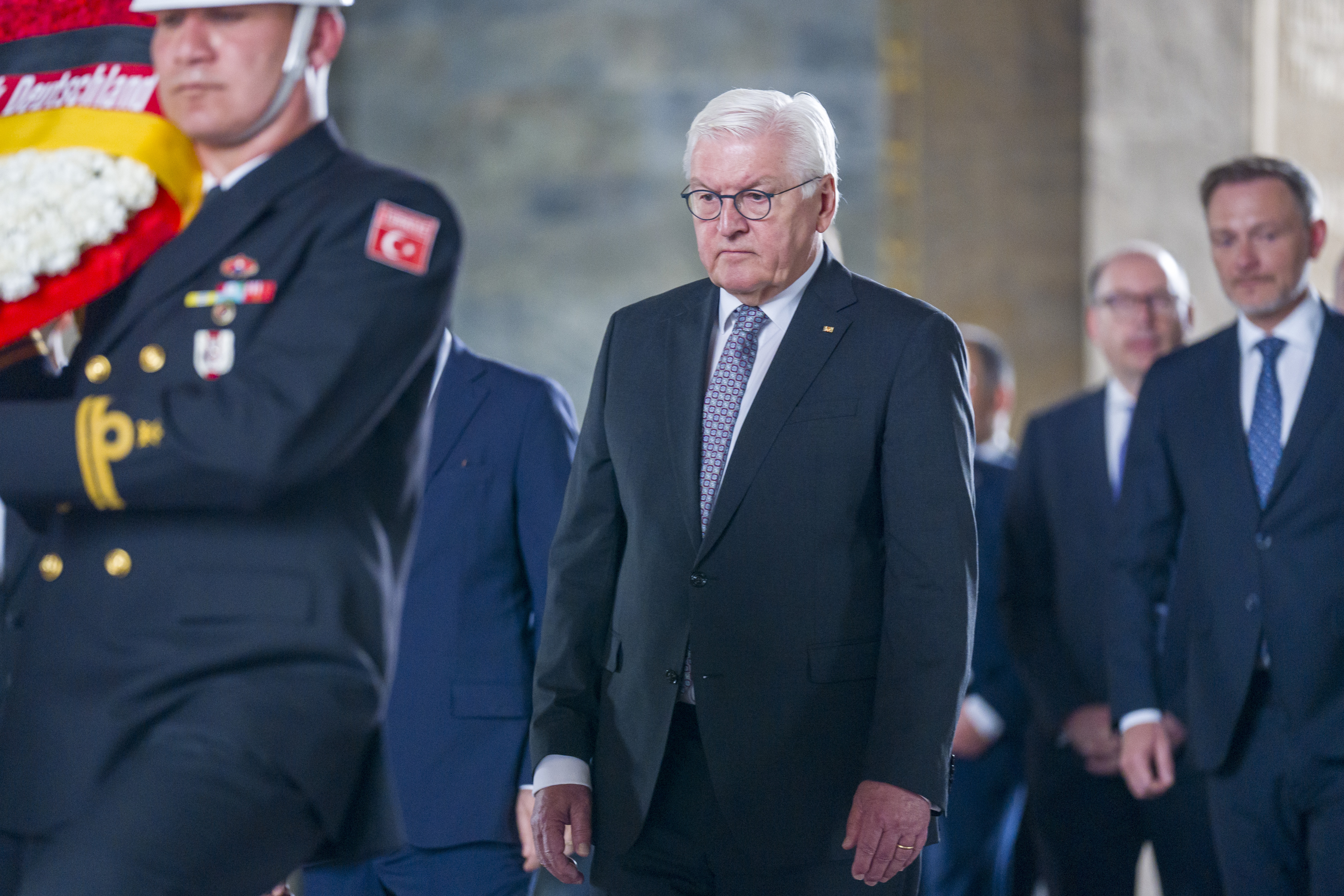 Almanya Cumhurbaşkanı Steinmeier'in, Anıtkabir ziyareti