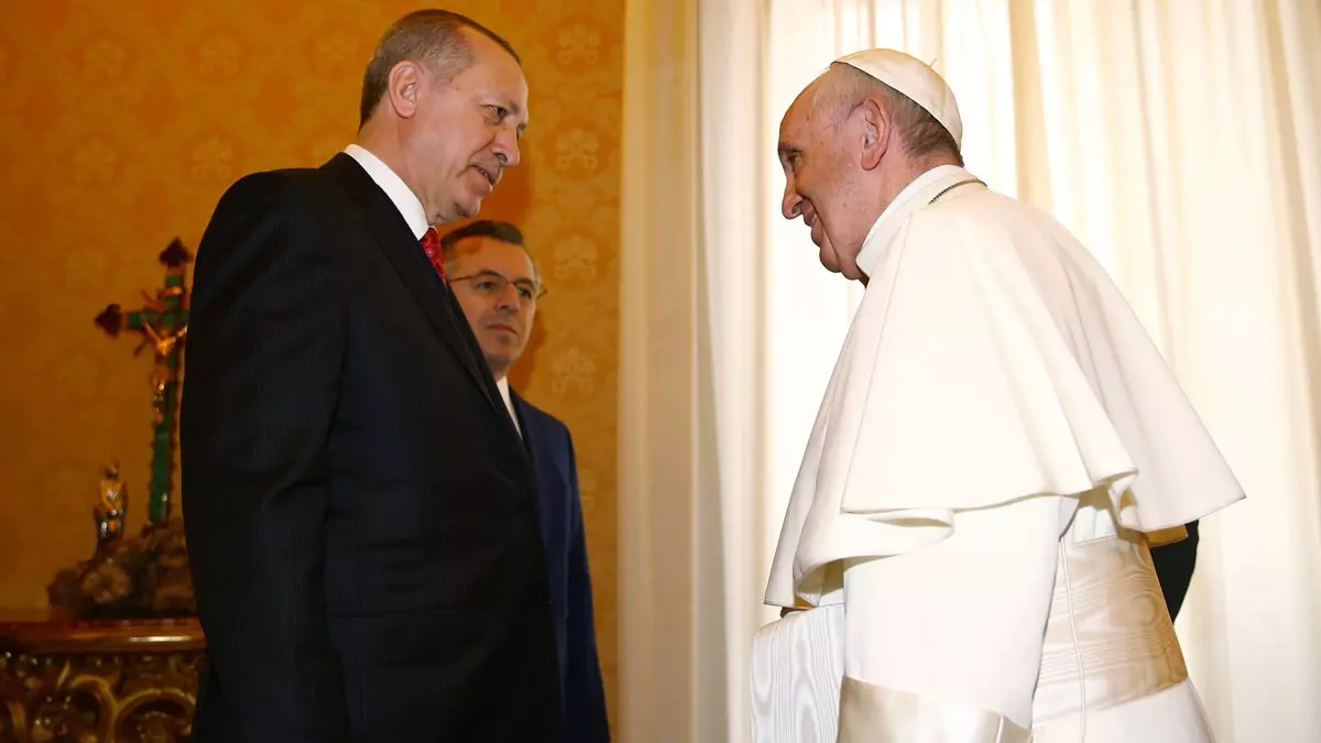 Cumhurbaşkanı Erdoğan'dan Papa Fransuva'ya Filistin mektubu!