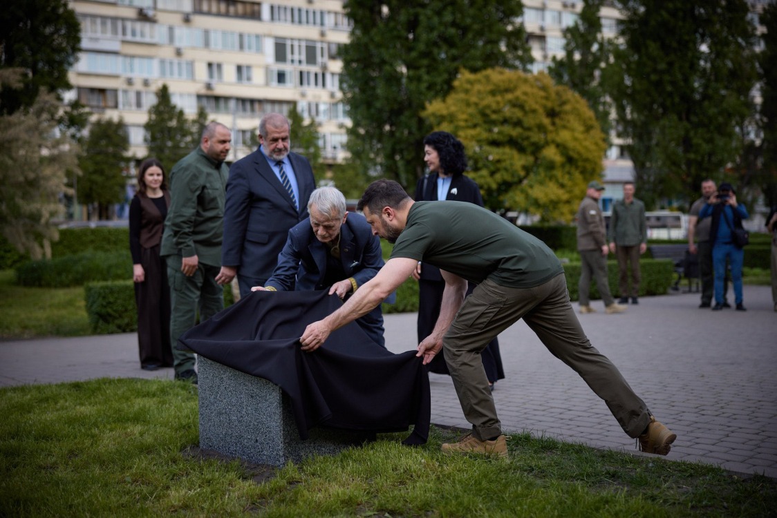 Kıyiv'de 1944 Kırım Tatar Soykırımı Kurbanları Anıtı'nın temel atma töreni yapıldı