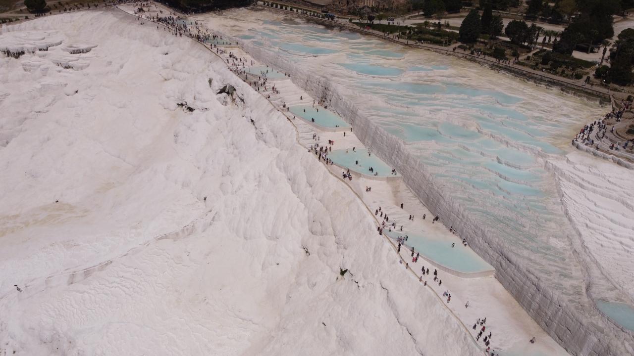 Pamukkale'de hedef 3 milyon ziyaretçi