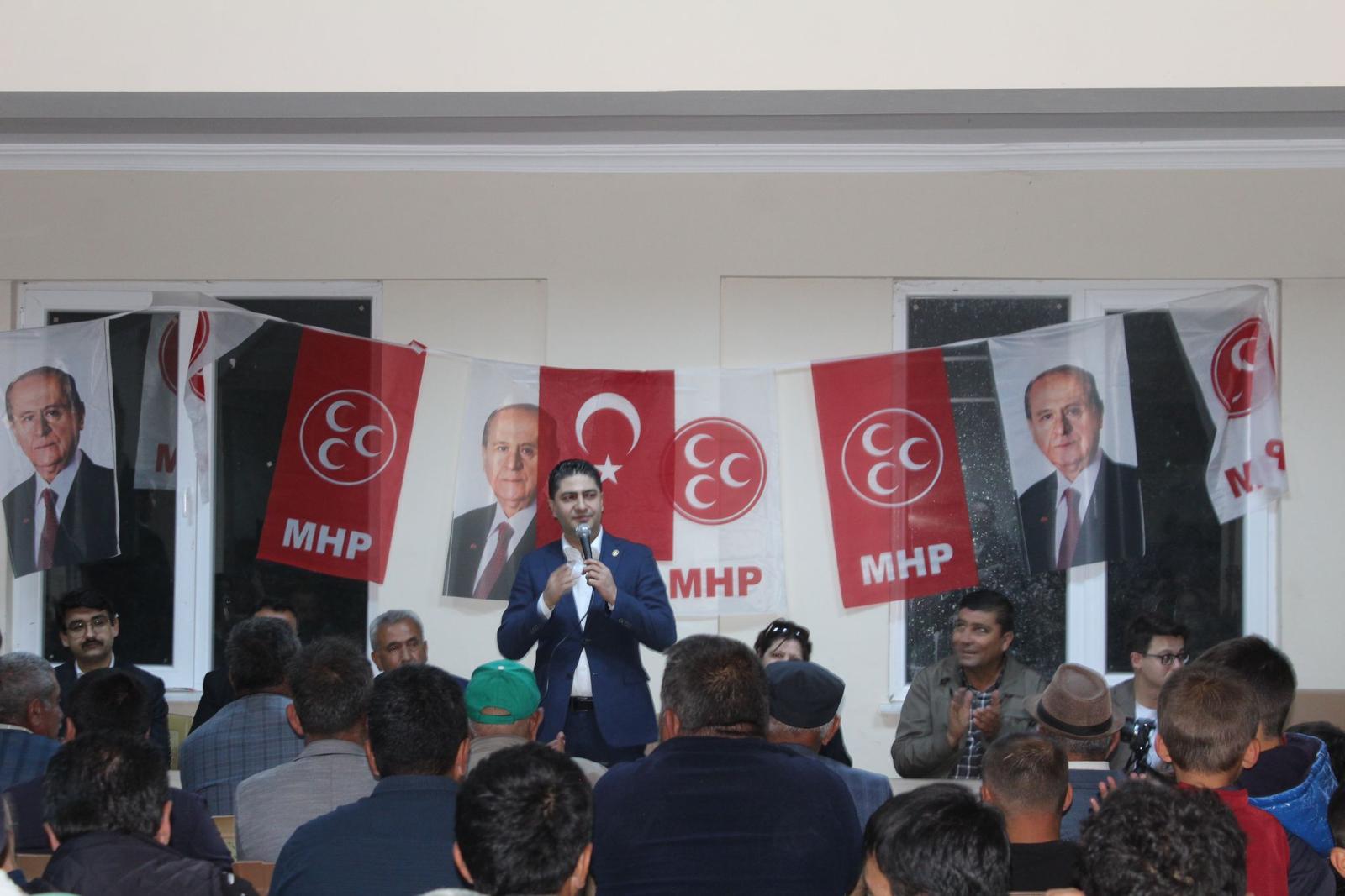 MHP'li İsmail Özdemir'den Pınarbaşı'na destek çağrısı