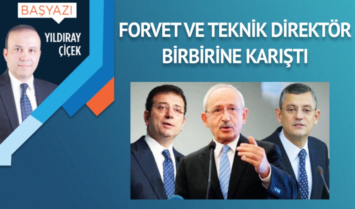 Forvet ve teknik direktör birbirine karıştı