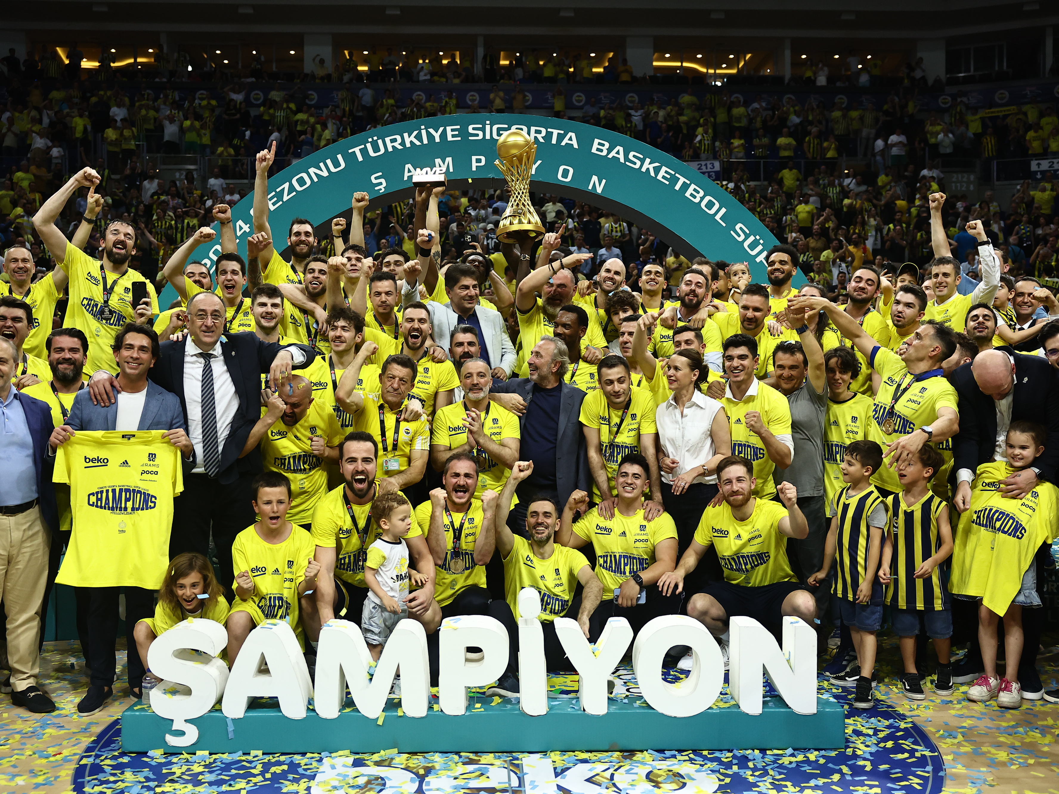 Fenerbahçe Beko tarihinde 11. kez şampiyon