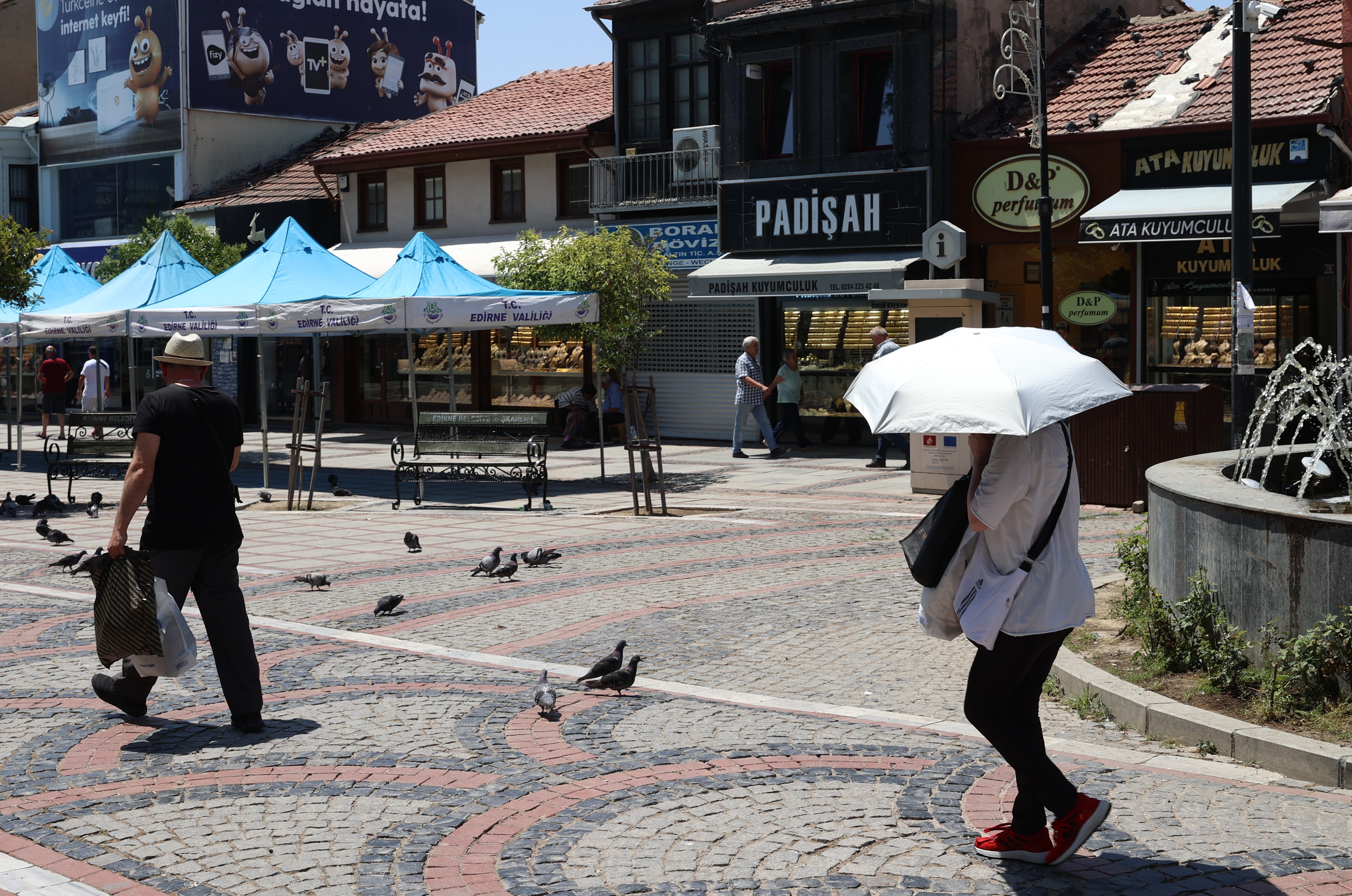 Trakya'da sıcak hava etkili oldu