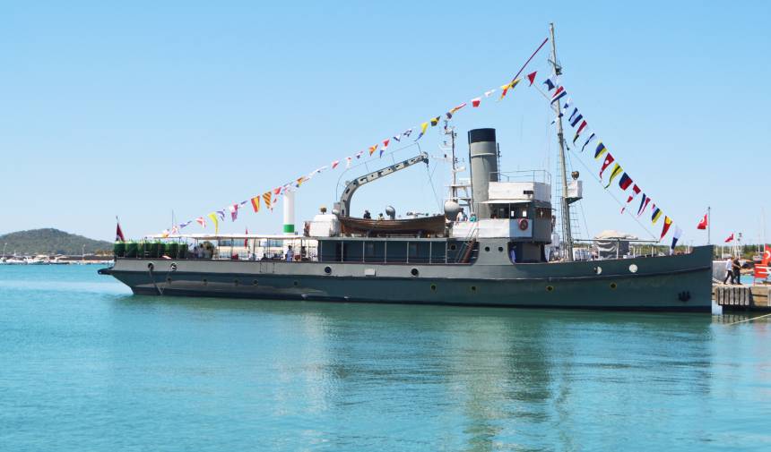 TCG Nusret Gemisi Ayvalık’ta