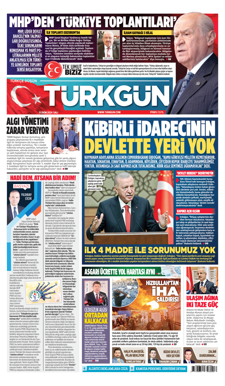 https://www.turkgun.com/Türkgün Gazetesi 15 Ekim 2024