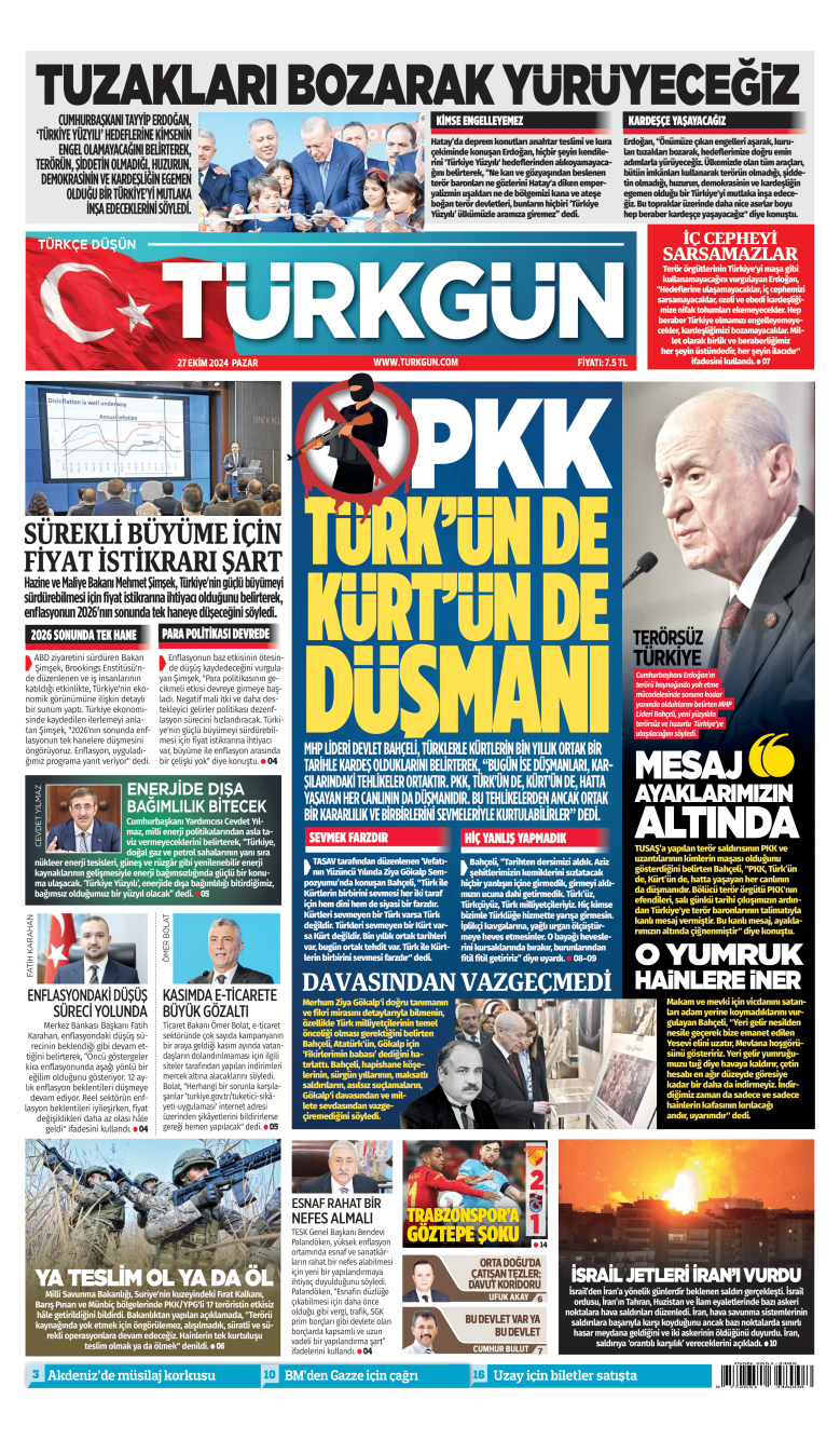 https://www.turkgun.com/Türkgün Gazetesi 27 Ekim 2024