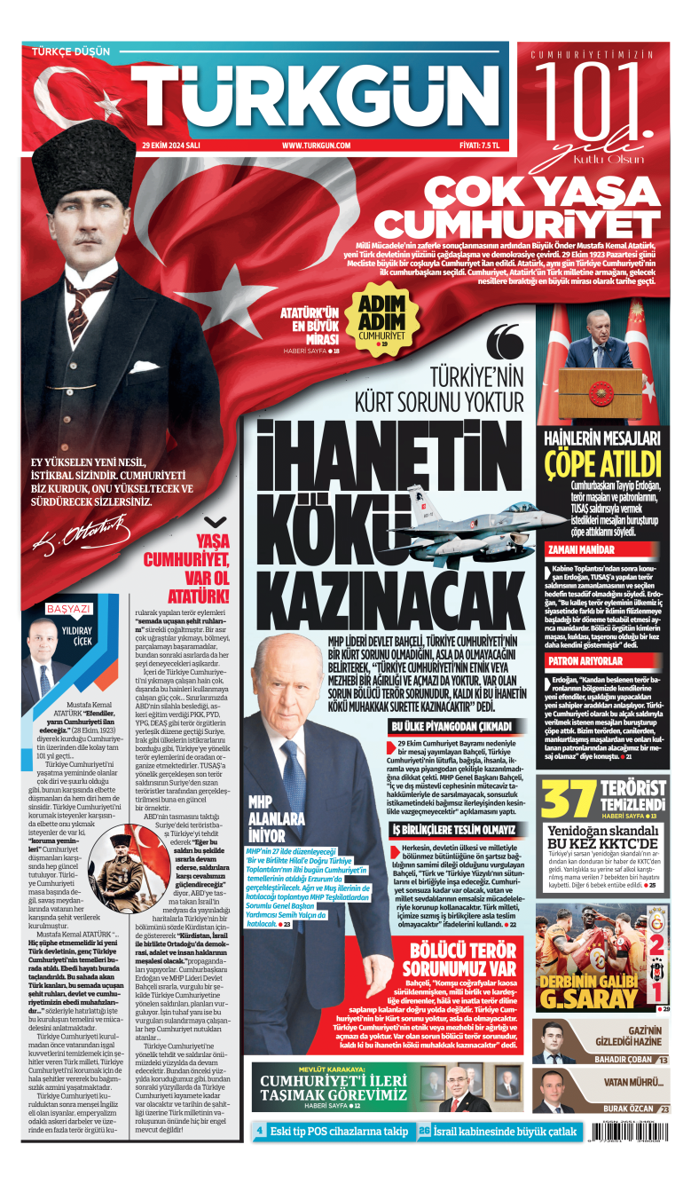 https://www.turkgun.com/Türkgün Gazetesi 29 Ekim 2024