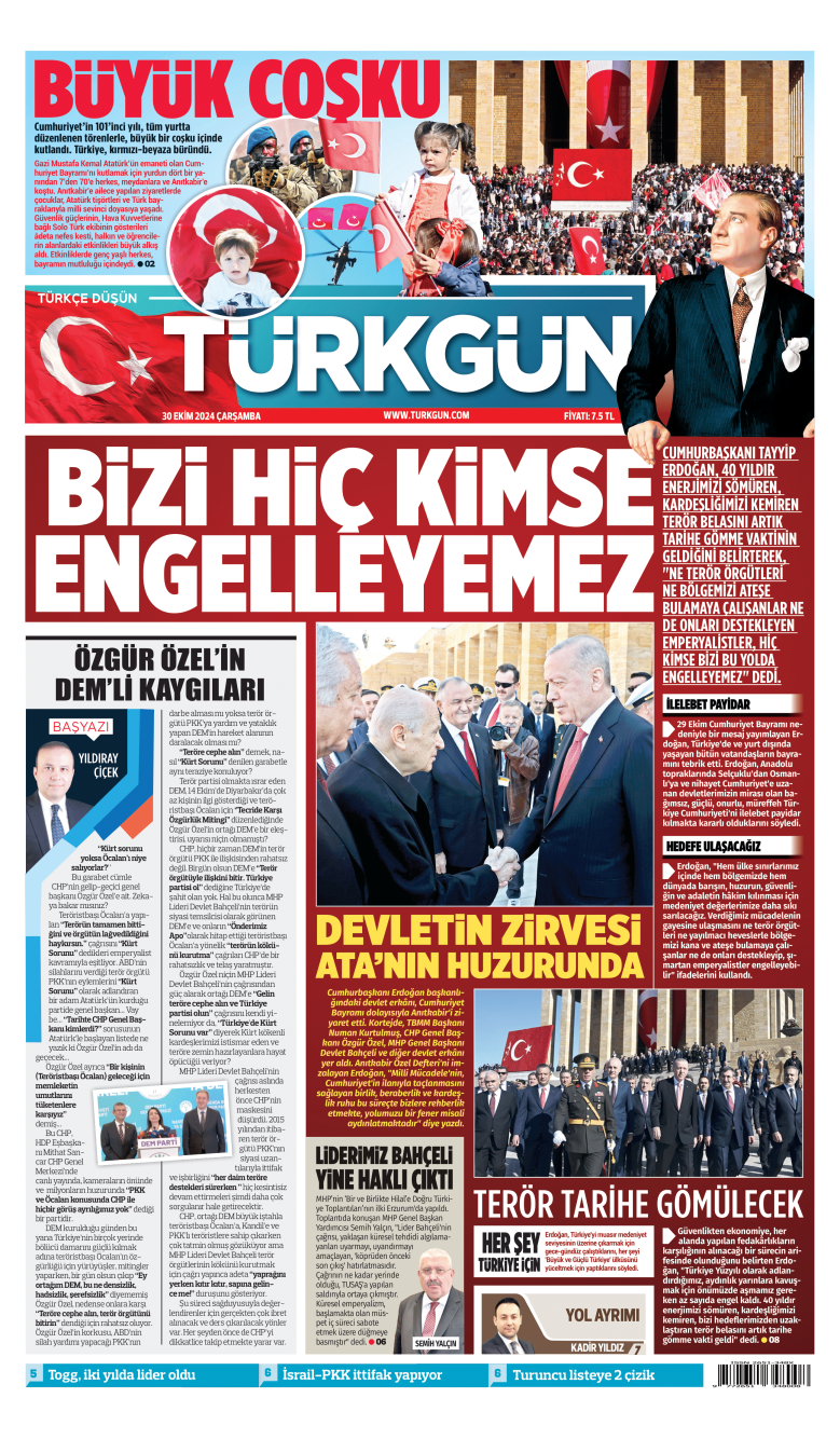 https://www.turkgun.com/Türkgün Gazetesi 30 Ekim 2024