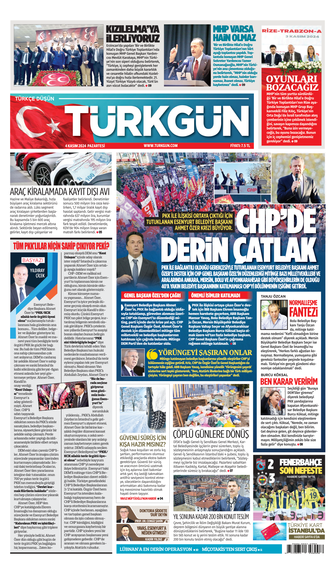 https://www.turkgun.com/Türkgün Gazetesi 4 Kasım 2024