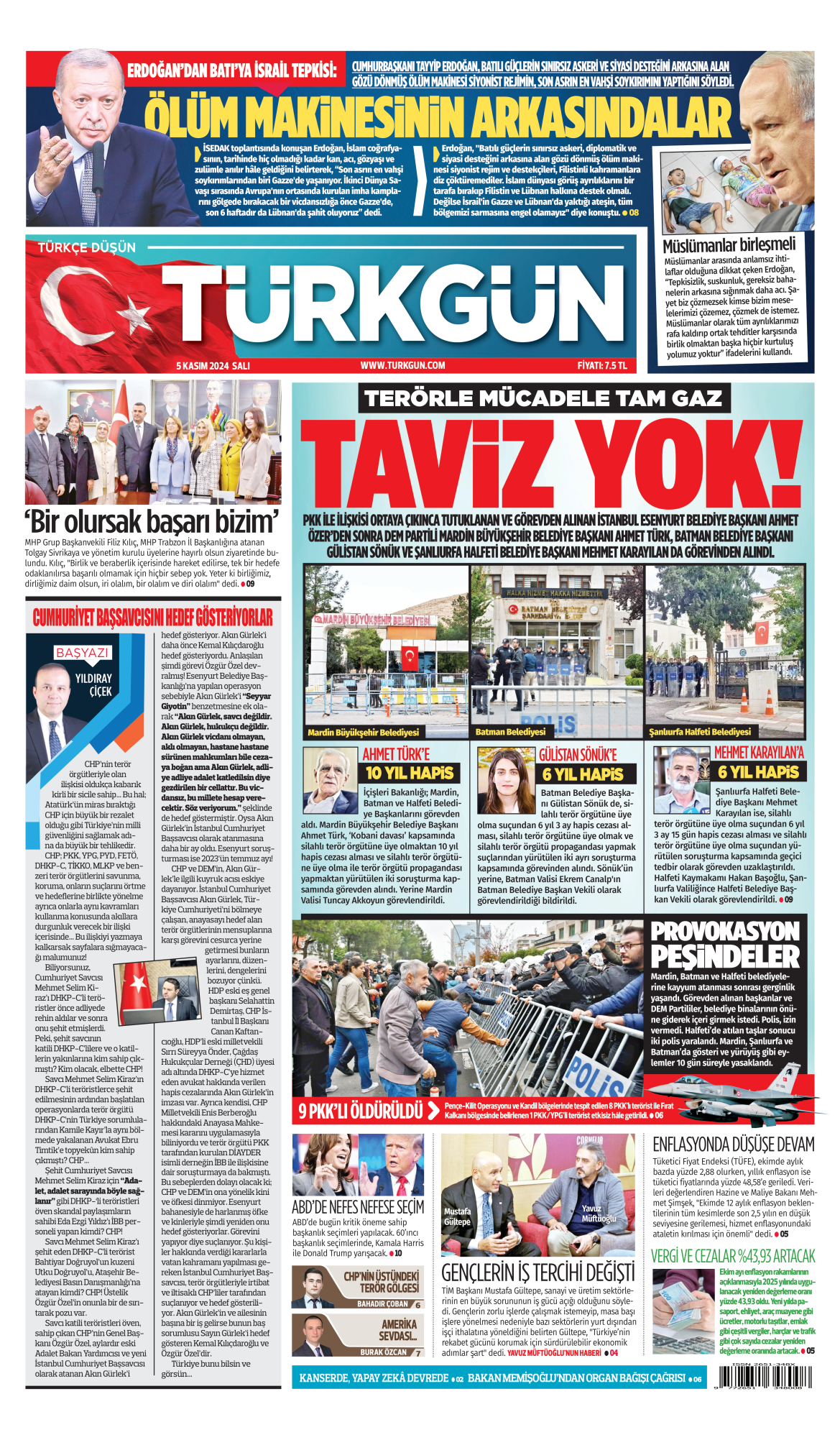 https://www.turkgun.com/Türkgün Gazetesi 5 Kasım 2024