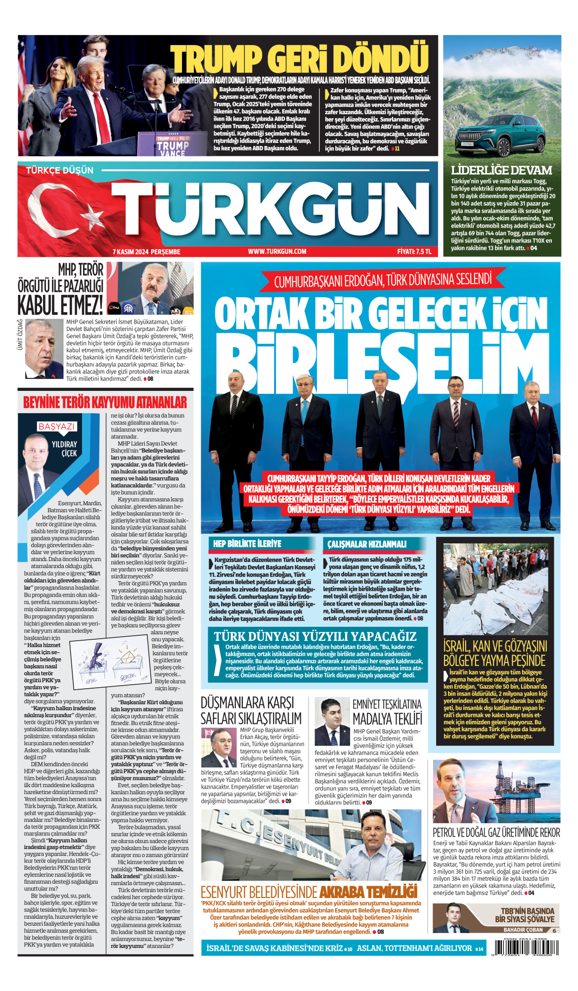 https://www.turkgun.com/Türkgün Gazetesi 7 Kasım 2024