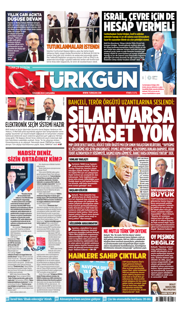 https://www.turkgun.com/Türkgün Gazetesi 13 Kasım 2024