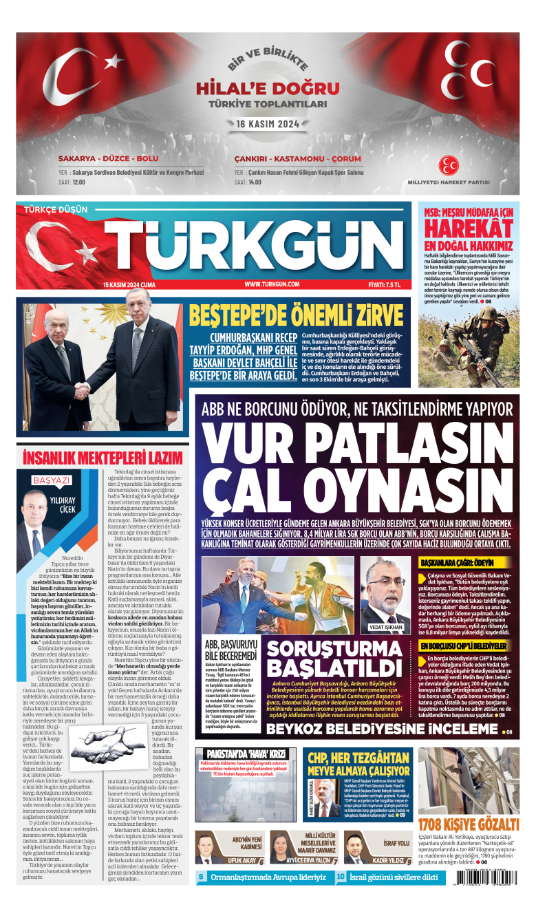 https://www.turkgun.com/Türkgün Gazetesi 15 Kasım 2024