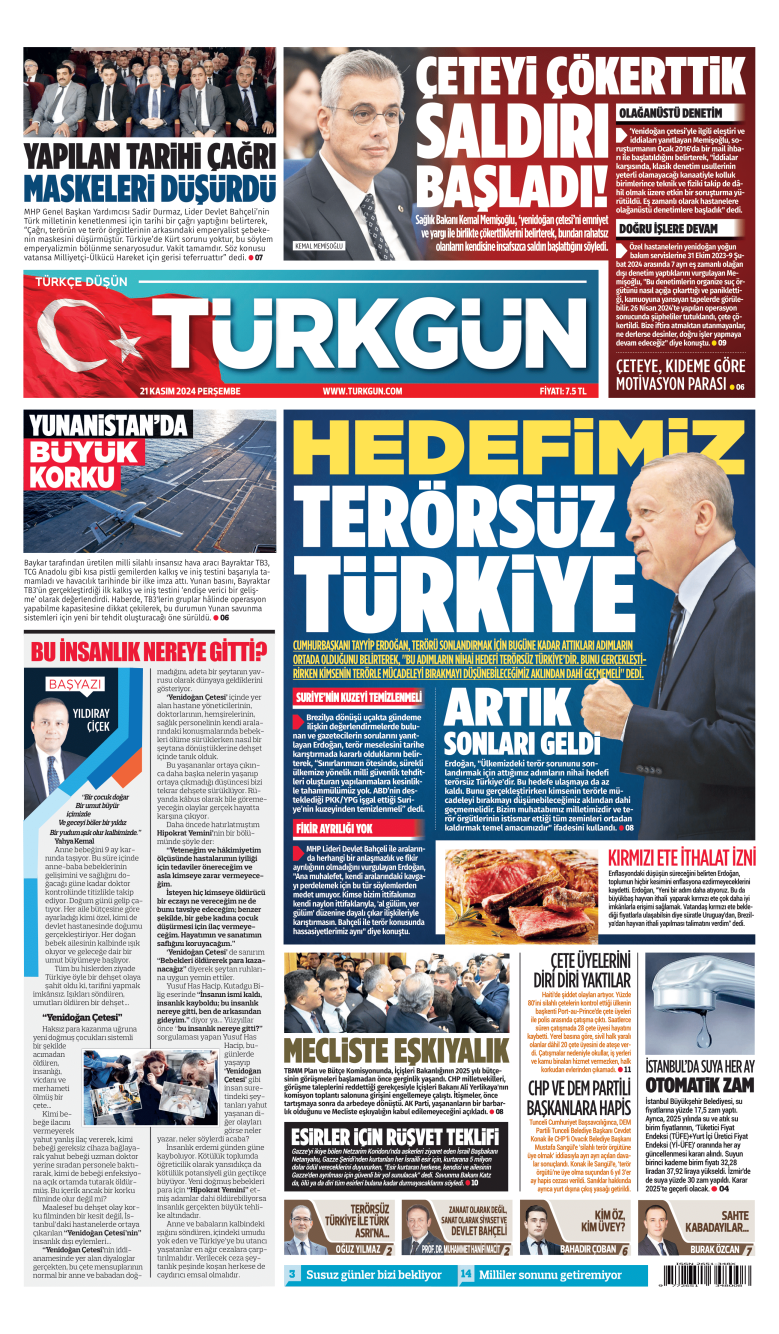 https://www.turkgun.com/Türkgün Gazetesi 21 Kasım 2024