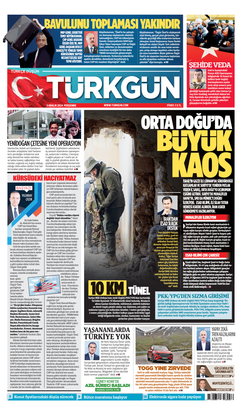 https://www.turkgun.com/Türkgün Gazetesi 5 Aralık 2024