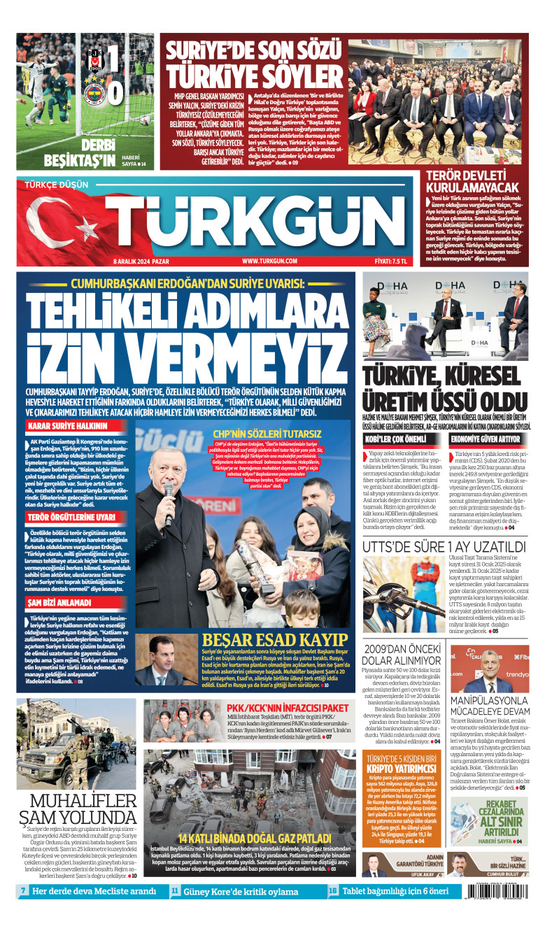 https://www.turkgun.com/Türkgün Gazetesi 8 Aralık 2024