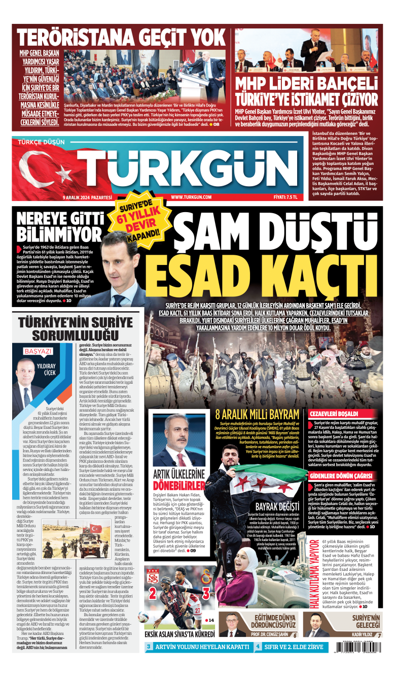 https://www.turkgun.com/Türkgün Gazetesi 9 Aralık 2024