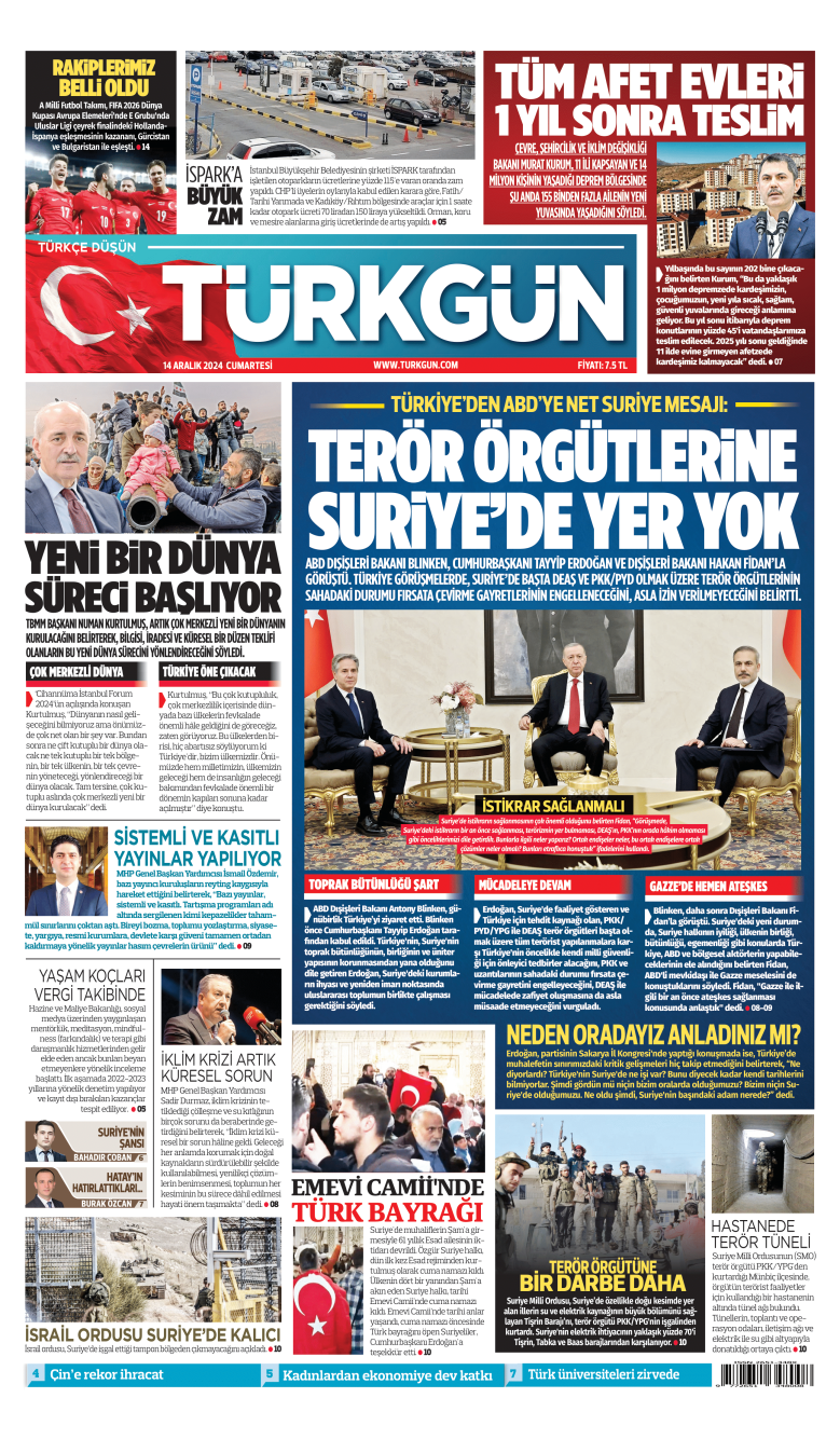 https://www.turkgun.com/Türkgün Gazetesi 14 Aralık 2024