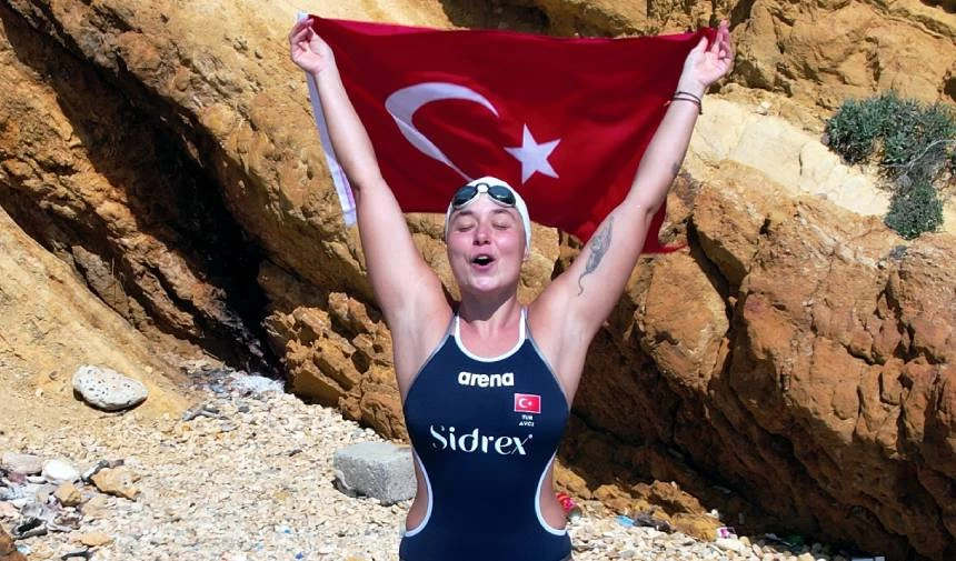 Bengisu Avcı rekor kırdı! Türkiye'nin ilk kadın ultra maraton yüzücüsü